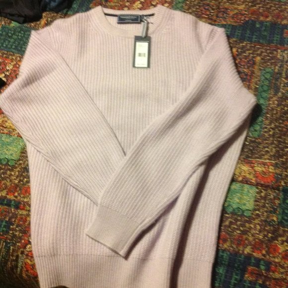 Vineyard Vines Men's Large Lavender Cashmere Crewneck Sweater - New With Tags - Picture 3 of 9